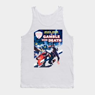 Super Retro Detective Vintage Gamble With Death 1959 Tank Top